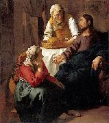 Johannes Vermeer Christ in the House of Martha and Mary Germany oil painting artist